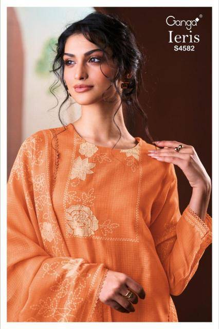Ganga ieris 4582 Wholesale dress material market in Mumbai